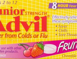 ADVIL JR CHEWS FEVER COLD