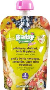 BABY GOUR PLUS BERRY/KALE 8+MO