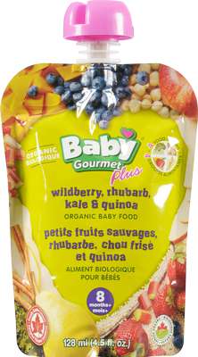 BABY GOUR PLUS BERRY/KALE 8+MO