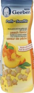 GERBER PUFFS PEACH