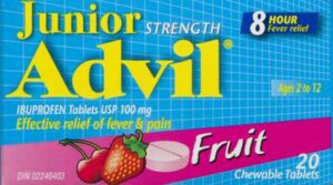 ADVILE JR STRG CHEW FRUIT