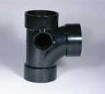 ABS TEE LEFT SIDE INLET 3 X 1 1/2-I