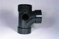 ABS TEE LEFT SIDE INLET 3 X 1 1/2-I