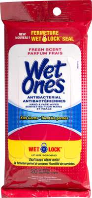WET ONES 20 S ANTIBACTRL TRAVEL PK