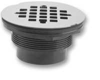 SHOWER DRAIN ABS STAINLESS GRID