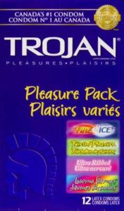 TROJAN PLEASUR PACK CONDM