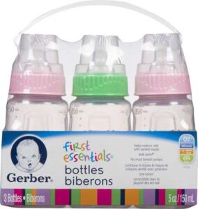 GERBER CLEAR BOTTL 5OZ 3PK