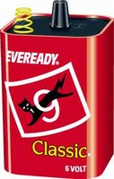 6 VOLT ZINC CARBON BATTERY