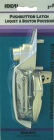SCREEN DOOR PUSH BUTTON SILVER