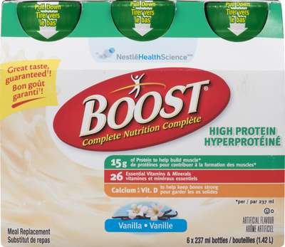 BOOST VANILLA HI PRO 6X237ML