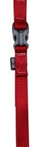 NYLON LEAD WITH HANDLE RED SIZE S