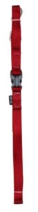 NYLON LEAD WITH HANDLE RED SIZE M