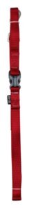 NYLON LEAD WITH HANDLE RED SIZE L