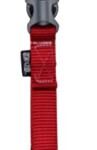 NYLON LEAD WITH HANDLE RED SIZE L