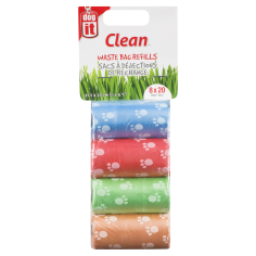 WASTE BAGS ASSORTED COLORS 20 BAGS