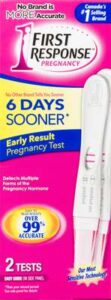 FIRST RESPONSE PREGNANCY TEST