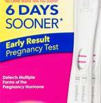 FIRST RESPONSE PREGNANCY TEST