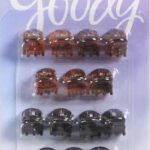GOODY CLAWCLIP MICRO BRWN BLCK CLSC