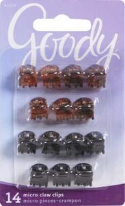 GOODY CLAWCLIP MICRO BRWN BLCK CLSC