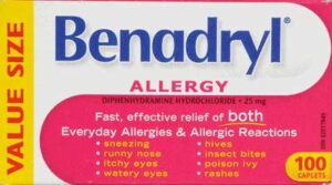 BENDRYL ALLRGY 25 MG 100S  -R