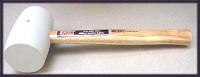 RUBBER MALLET WHITE 32-OZ