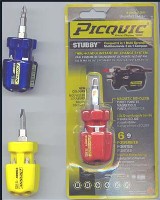 SCREWDRIVER MULTI BIT STUBBY