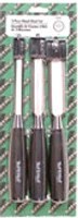 WOOD CHISEL SHORT BLADE 3 PIECE