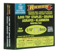 STAPLES STEEL T50 1/4IN 5000 PACK