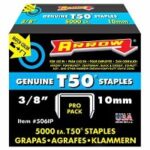 STAPLES STEEL T50 3/8-IN 5000 PACK