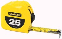 TAPE MEASURE SAE 1-IN X 25-FT