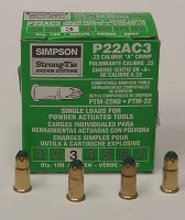 POWDER-ACTUATED LOAD GREEN 100 PK
