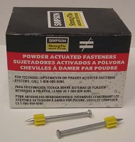 POWDER-ACTUATED FASTENER 2.5IN 100P