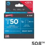 STAPLES STEEL T50 1/2-IN 1250 PACK