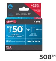 STAPLES STEEL T50 1/2-IN 1250 PACK