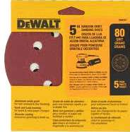 SANDING DISC HOOK AND LOOP 5 PACK