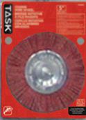 NYLON WHEEL BRUSH COARSE 4-IN