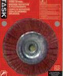 NYLON WHEEL BRUSH COARSE 4-IN