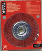 NYLON WHEEL BRUSH COARSE 6-IN