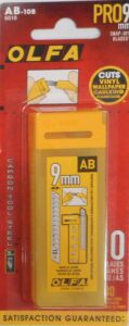 SNAP-OFF BLADE 9-MM 10-PK