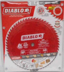 SAW BLADE FINE FINISH 10IN 60 TOOTH