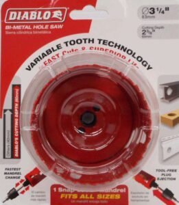 HOLE SAW 3 1/4-IN