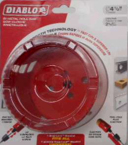 HOLE SAW 4 1/2-IN