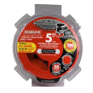 SANDING DISC 5-IN 100 GRIT 50 PACK