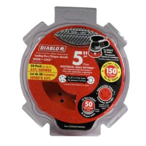 SANDING DISC 5-IN 150 GRIT 50 PACK
