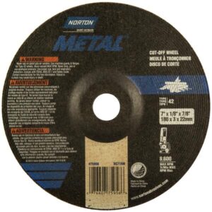 METAL CUTTING WHEEL 7 X 7/8-IN