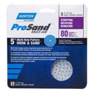 POWER SANDING DISC 80 GRIT 5-IN 3PK