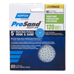 HOOK & SAND DISC 120 GRIT 5-IN 10PK