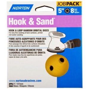 HOOK SAND DISC 150 GRIT 5-IN 25 PK