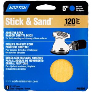 SANDING DISC 120 GRIT 5-IN 5 PACK