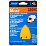 SANDING SHEET 220 GRIT 4 HOLE 5 PK